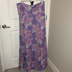 Lularoe Flower Patterned Maxi (L)